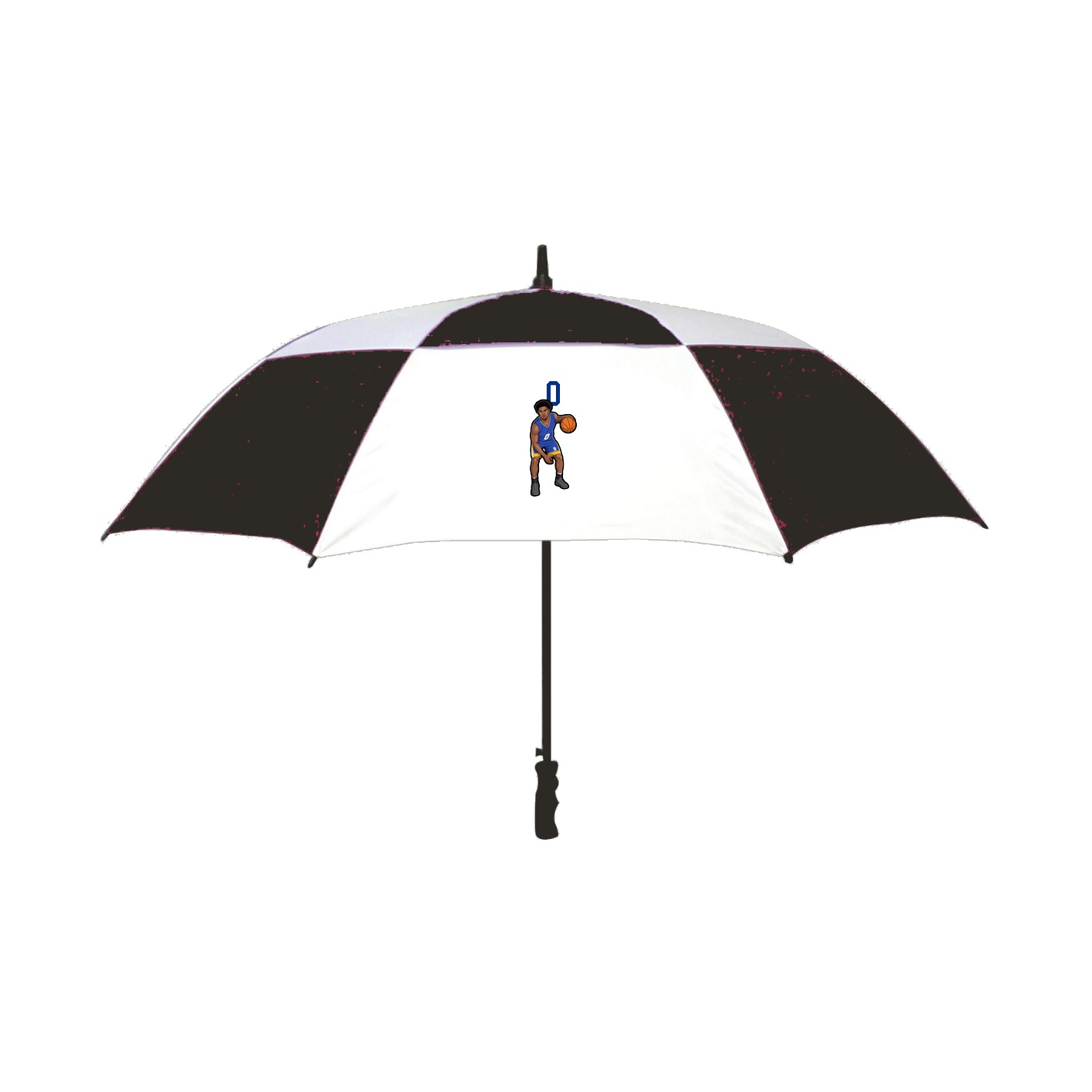 Golf Umbrella — Number Top in Black