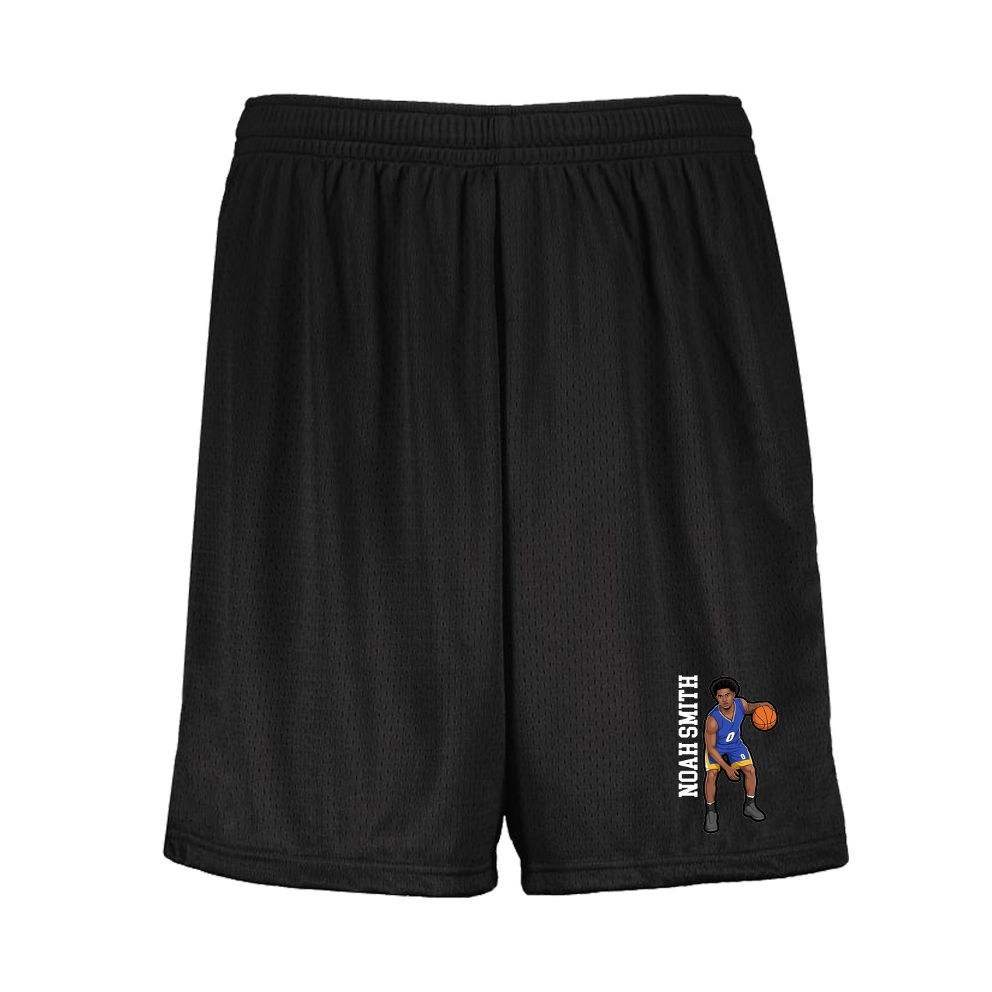 Shorts — Name Vertical in Black