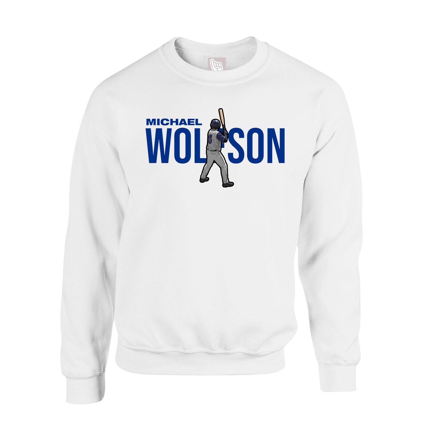 Fleece Crew — Player Name in White