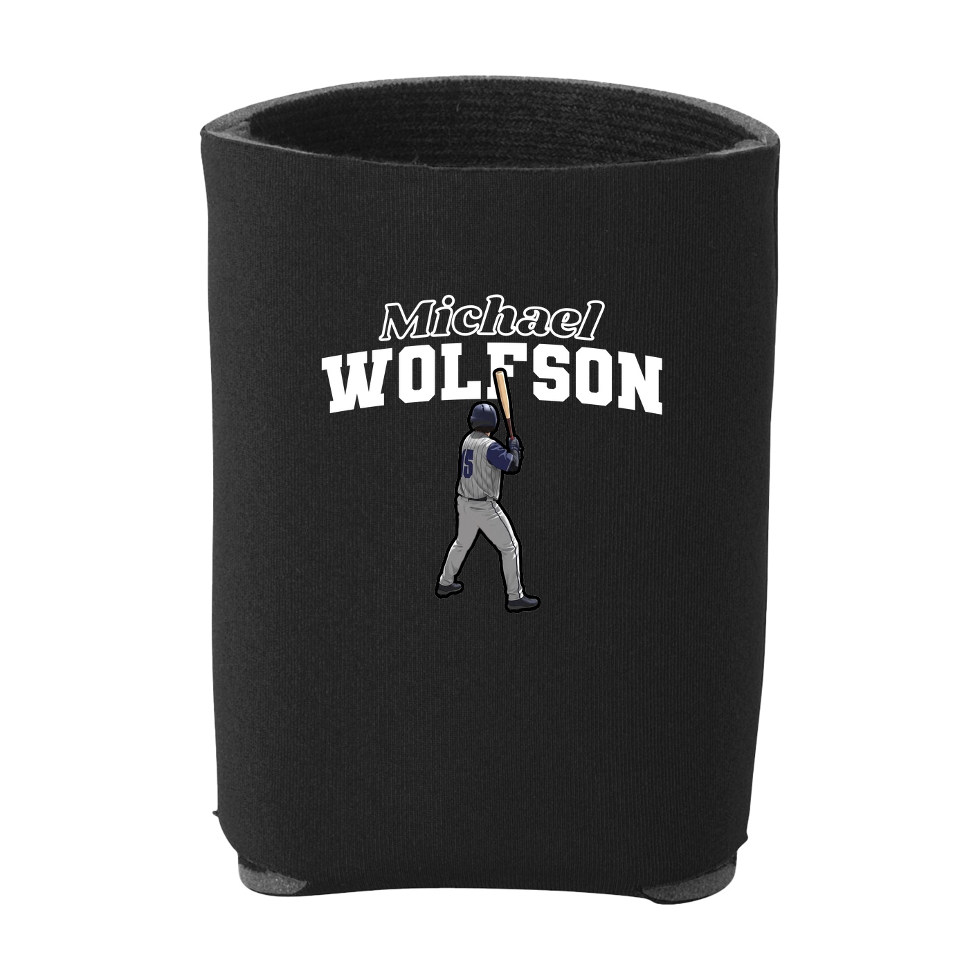 Can Holder — Name Arch in Black