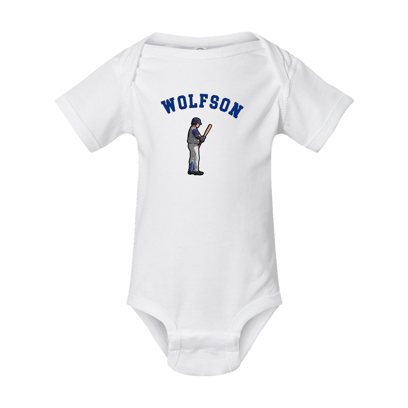 Baby Onesie — Shirsey Arch in White
