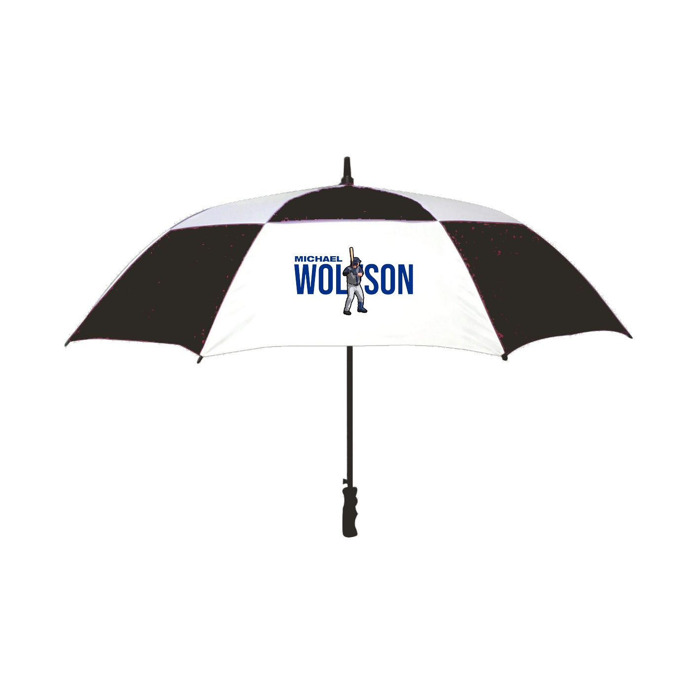 Golf Umbrella — Player Name in Black