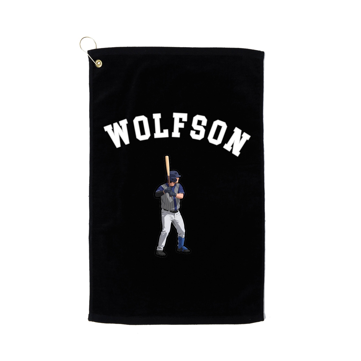 Golf Towel — Shirsey Arch in Black