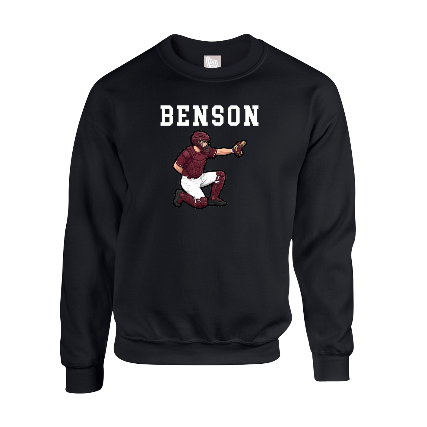 Fleece Crew — Shirsey in Black
