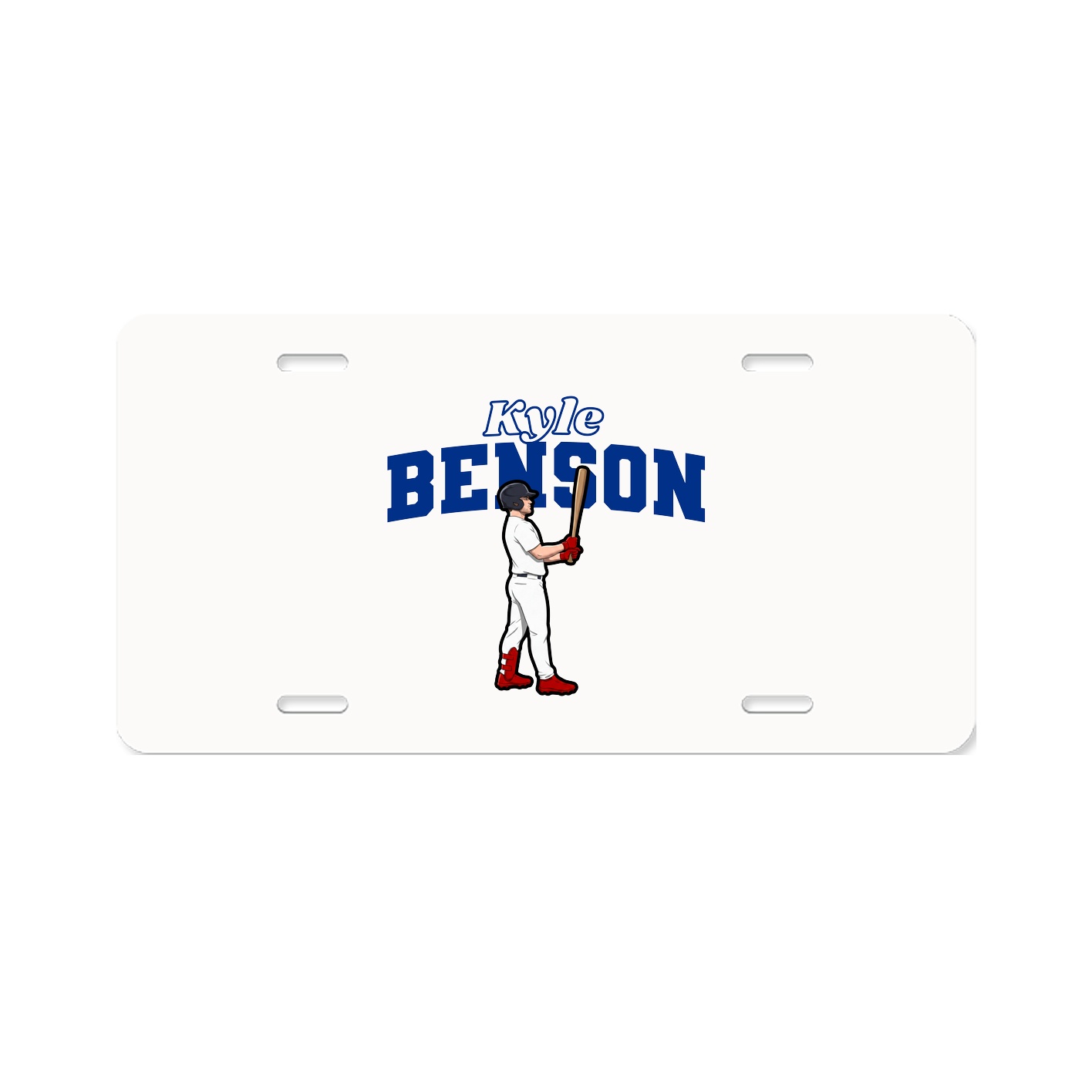 License Plate — Name Arch in Classic