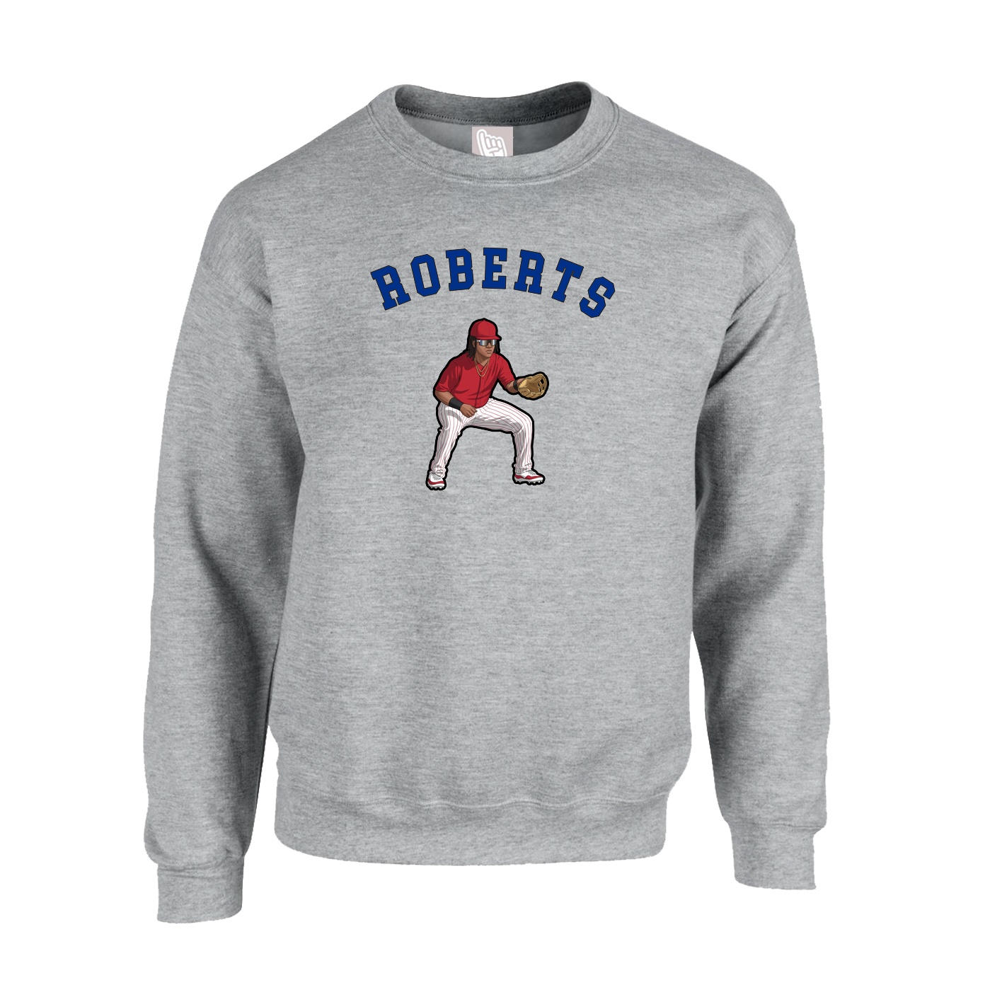 Fleece Crew — Shirsey Arch in Grey