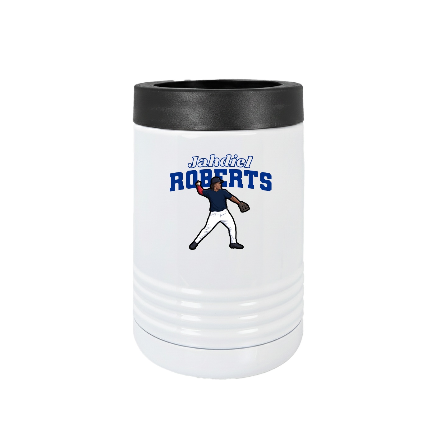 Beverage Holder — Name Arch in White
