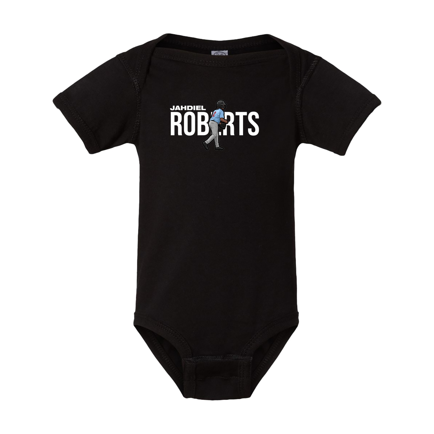 Baby Onesie — Player Name in Black