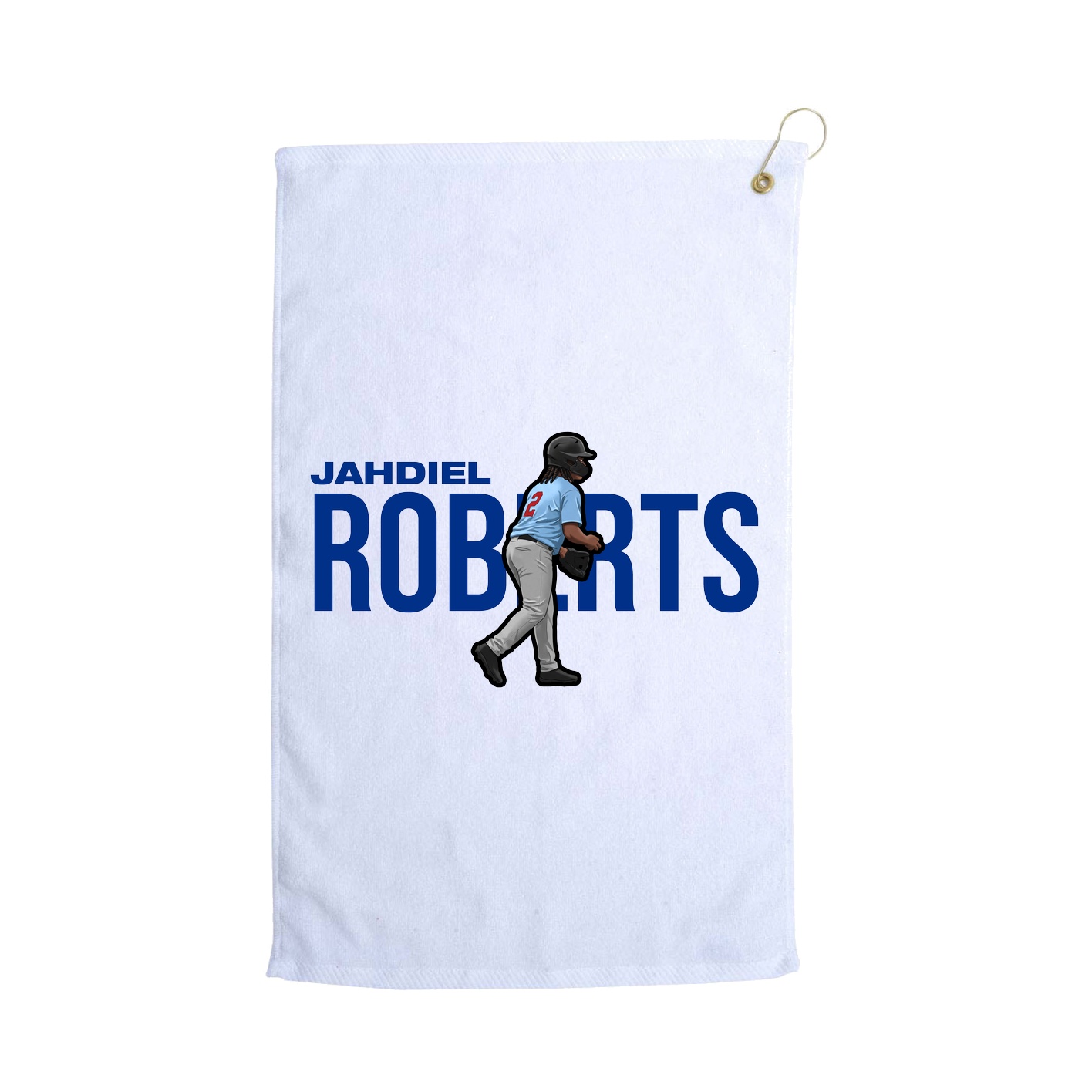 Golf Towel — Player Name in White