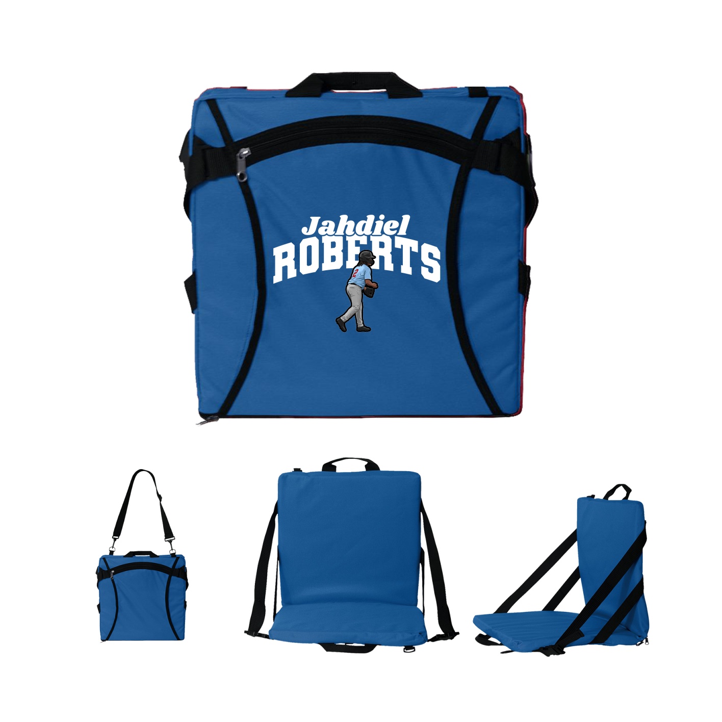 Folding Stadium Seat — Signature Arch in Royal