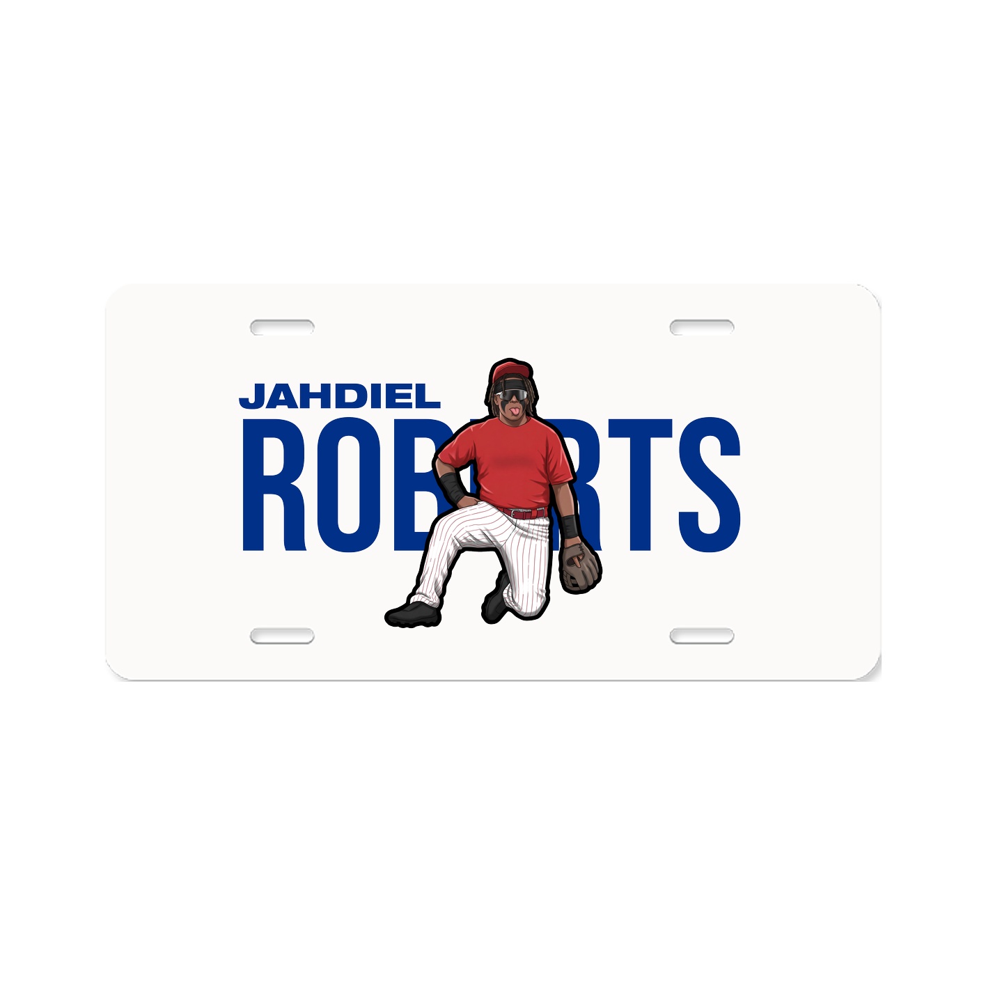 License Plate — Player Name in Classic