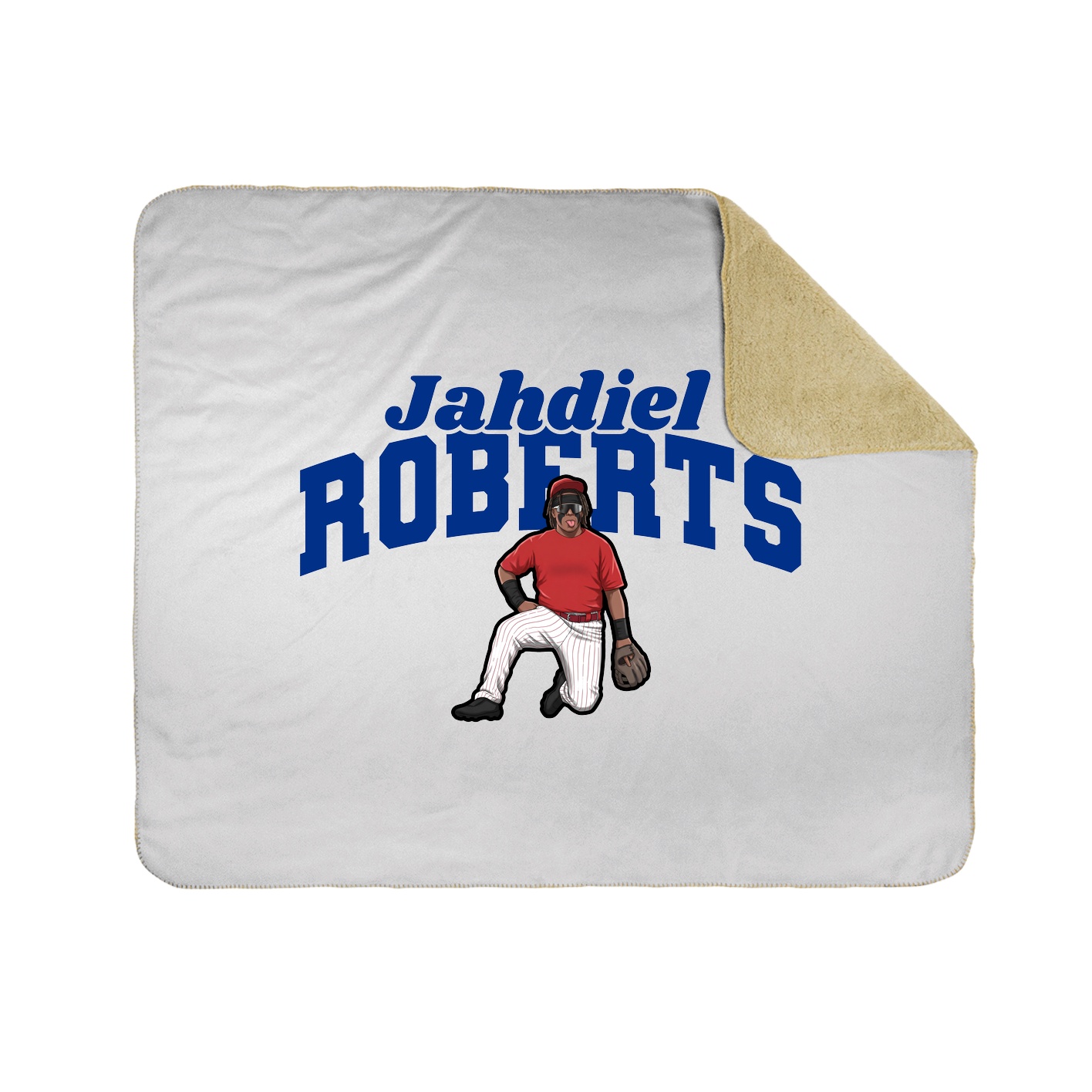 Throw Blanket — Signature Arch in White
