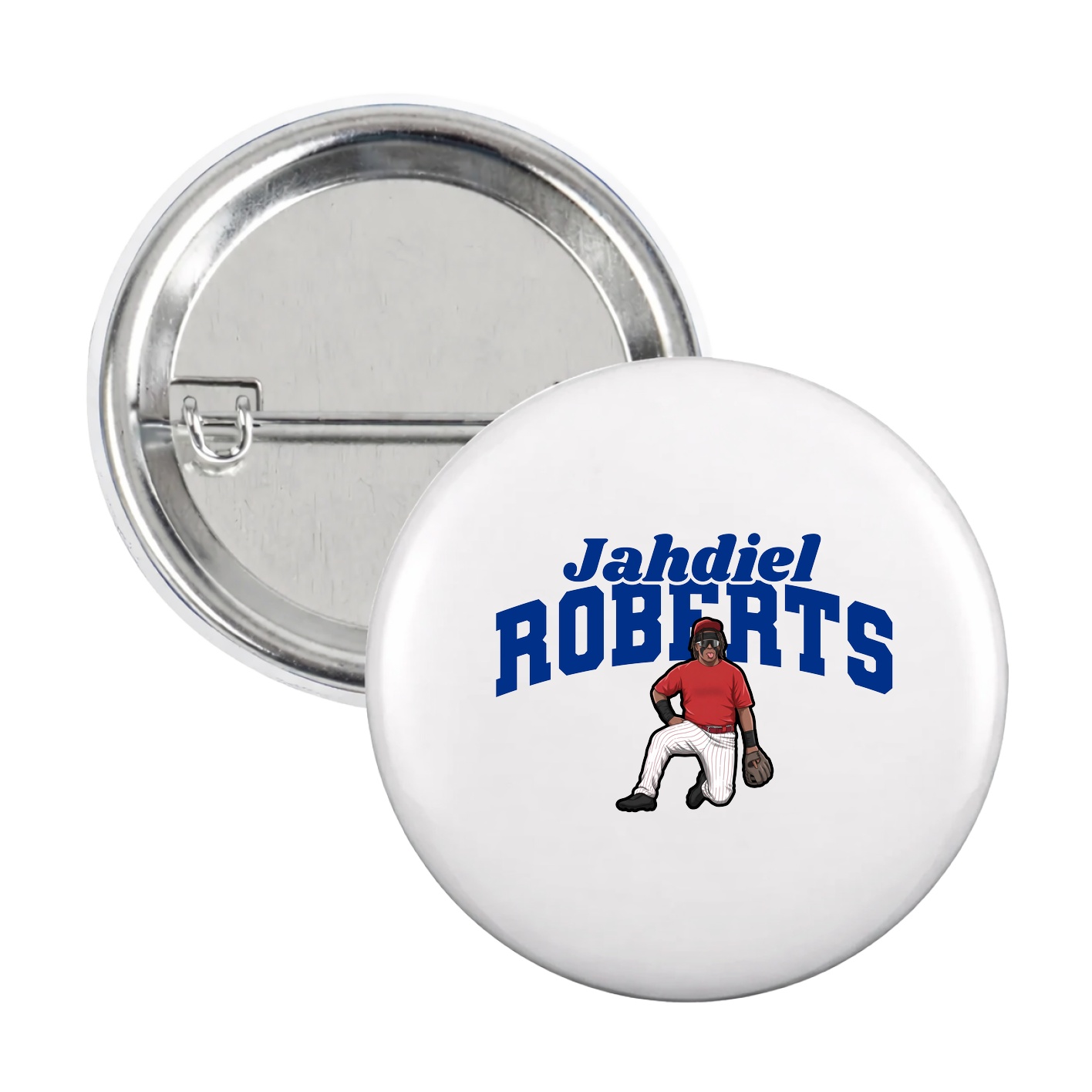 Game Day Button — Signature Arch in White