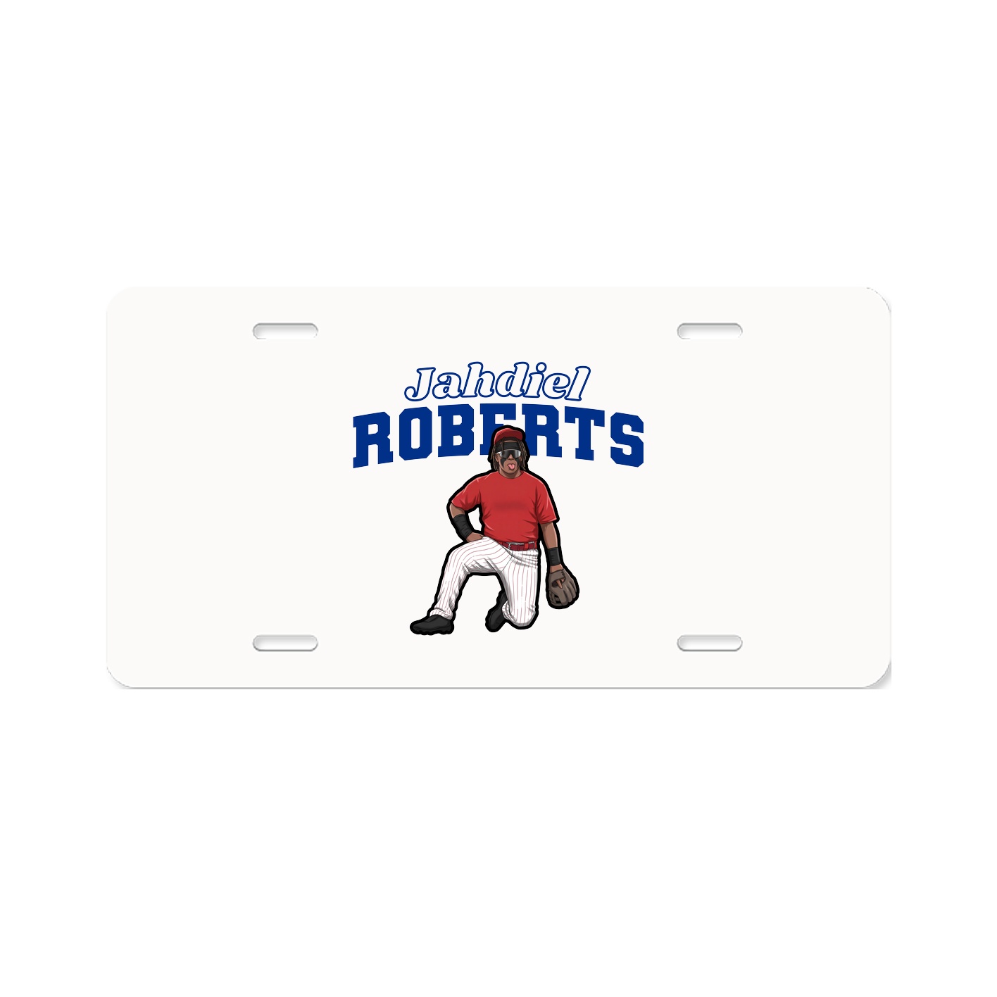 License Plate — Name Arch in Classic