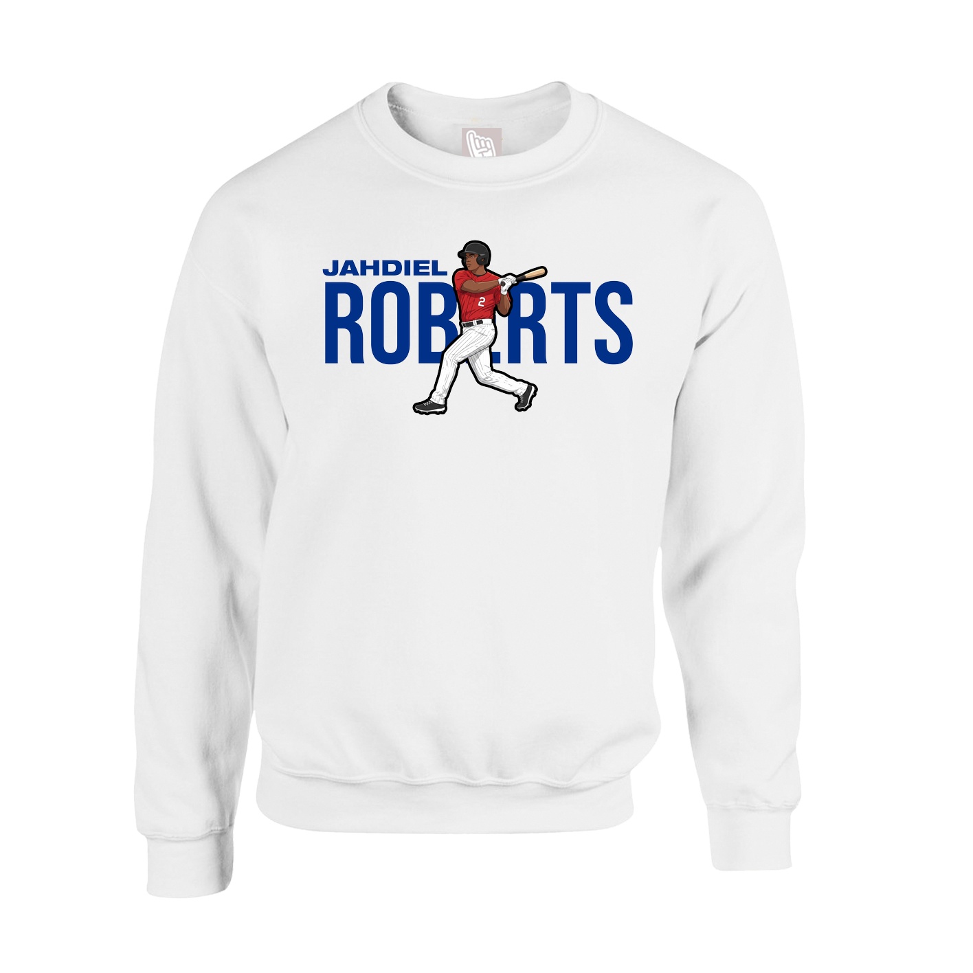 Fleece Crew — Player Name in White