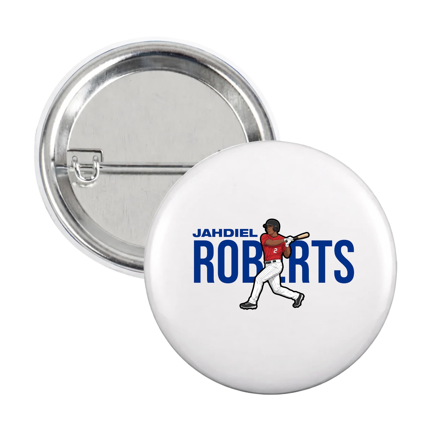 Game Day Button — Player Name in White