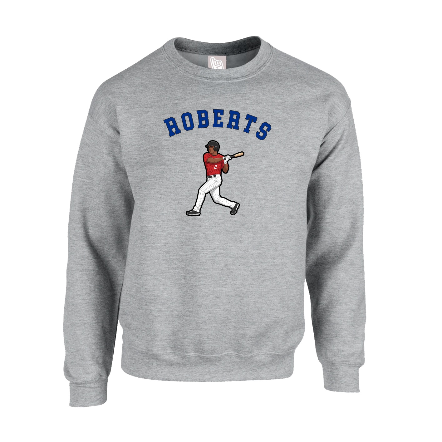 Fleece Crew — Shirsey Arch in Grey