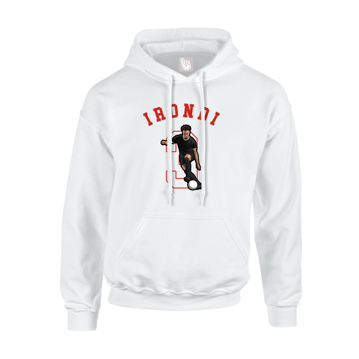 Youth Hoodie — Shirsey Arch in White