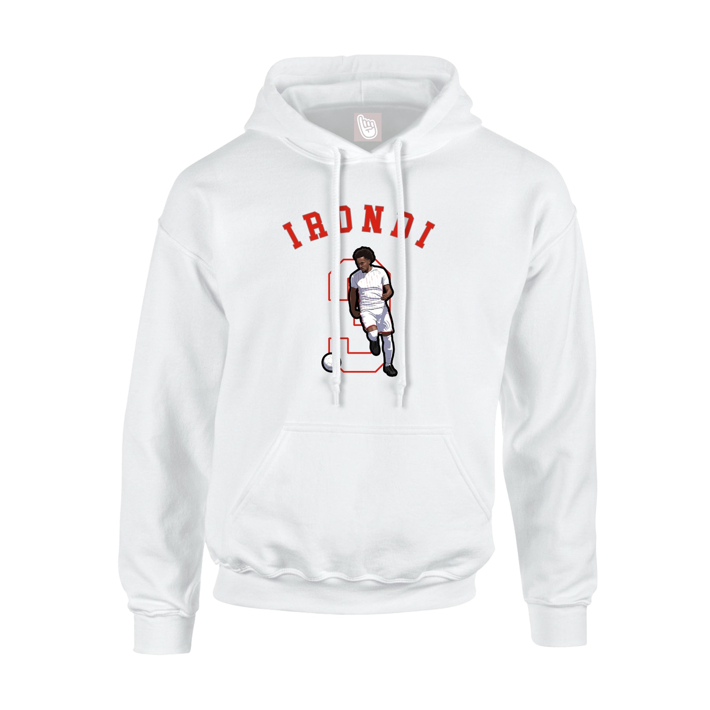Youth Hoodie — Shirsey Arch in White