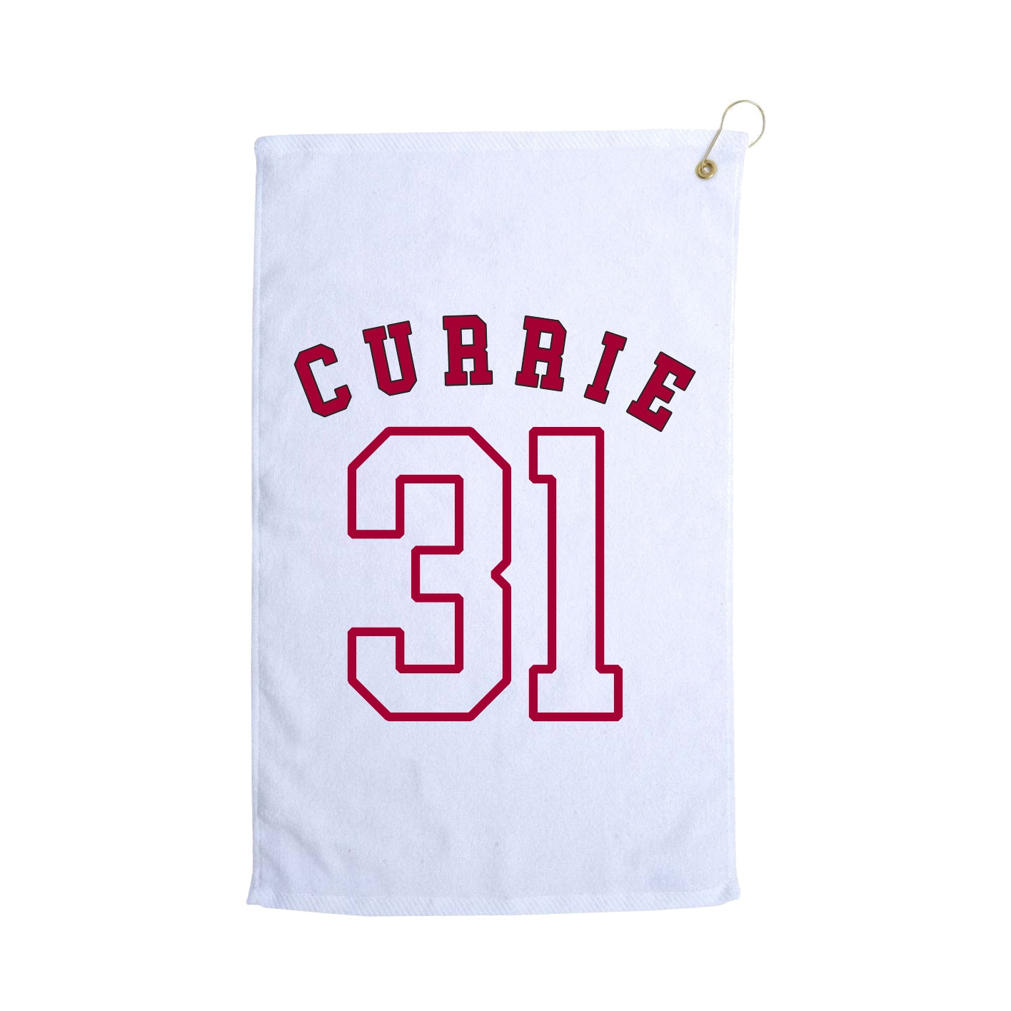 Golf Towel — Shirsey Arch in White