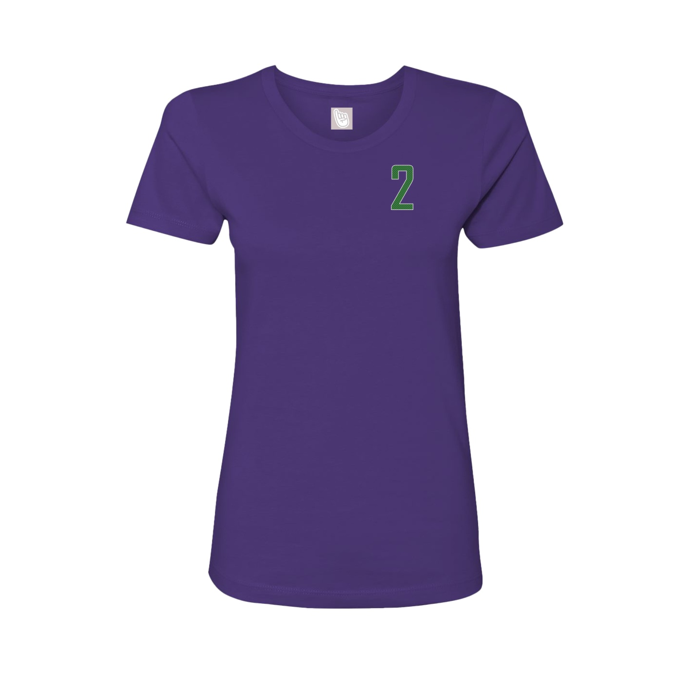Fitted Women's Tee — Front Shirsy in Purple