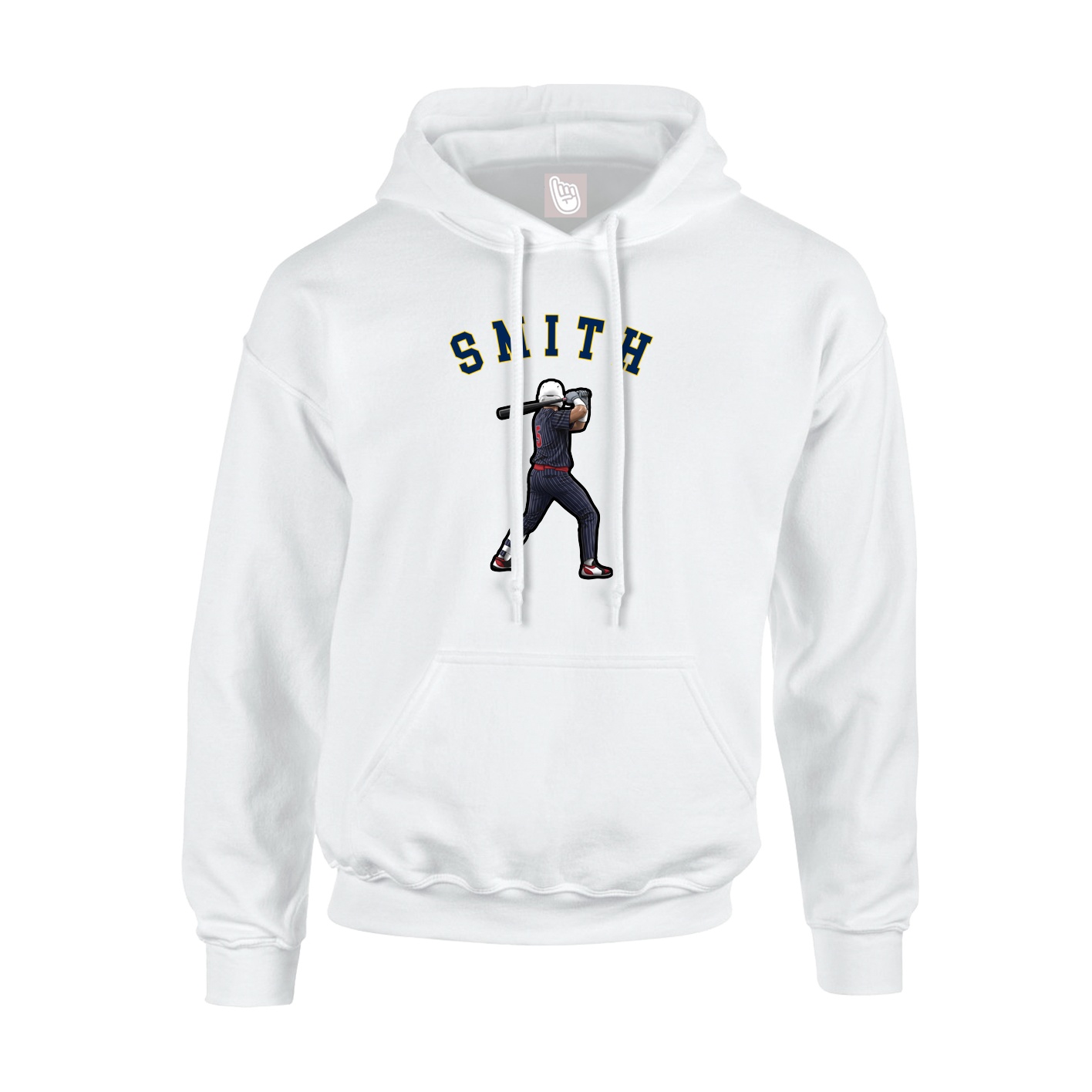 Youth Hoodie — Shirsey Arch in White