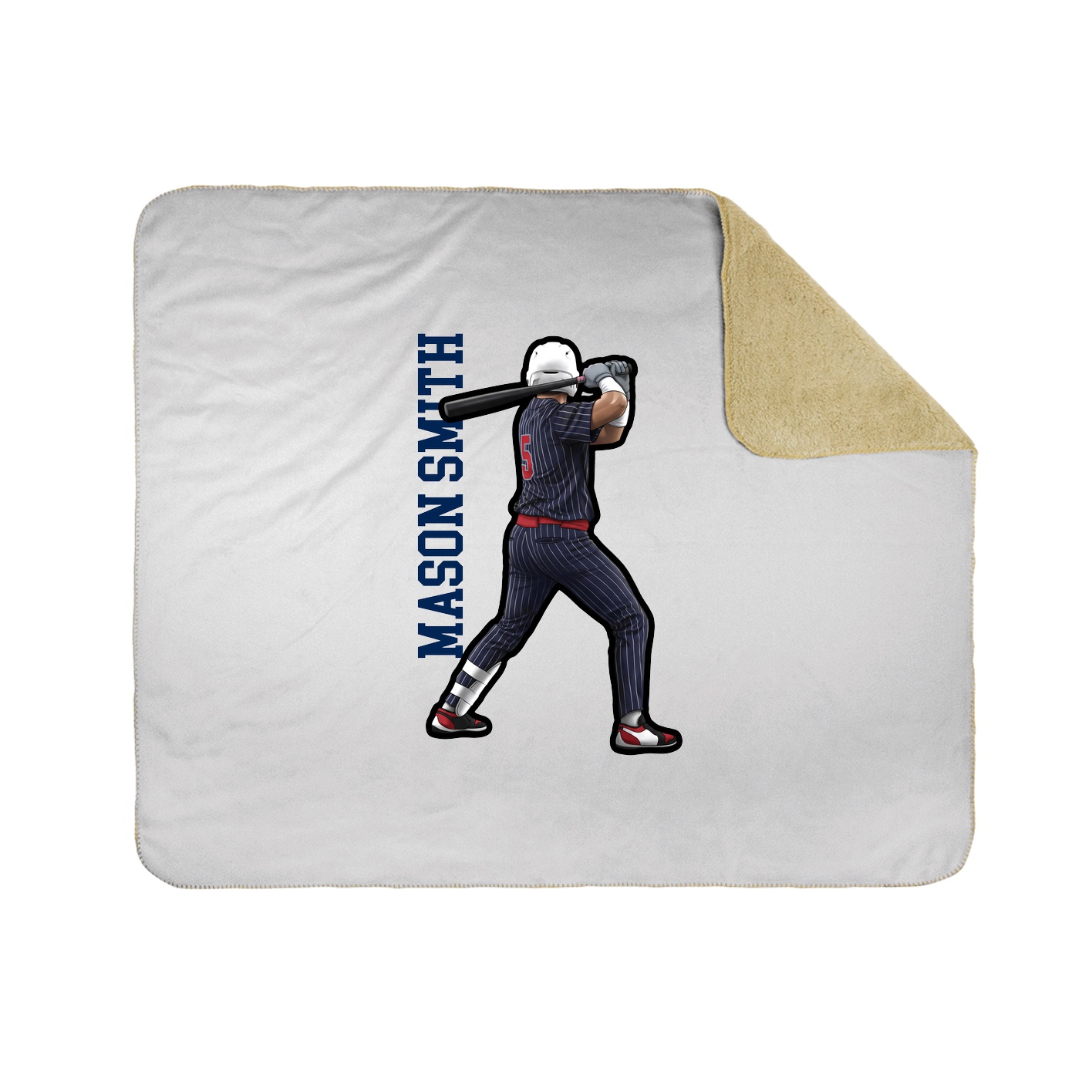 50x60 Sherpa Lined Throw Blanket