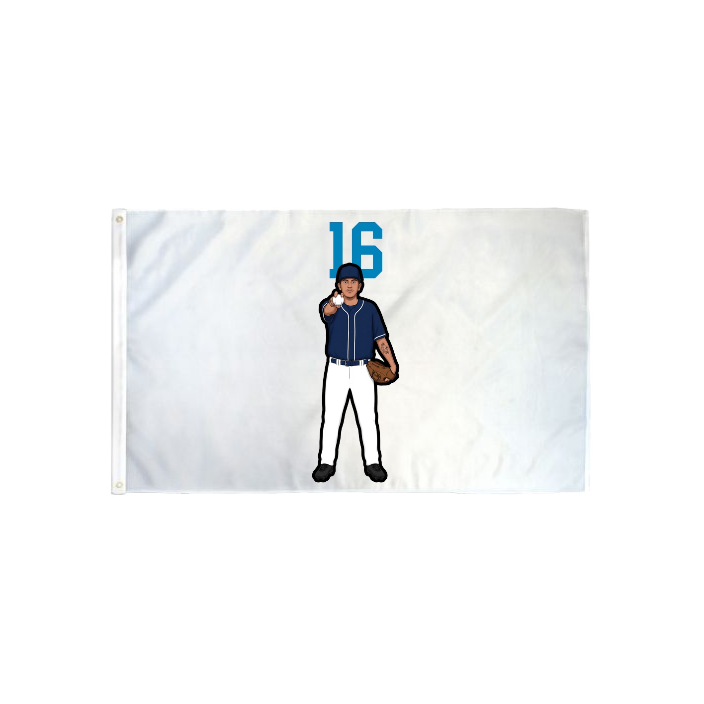 3x5 Flag — Number Top in Classic
