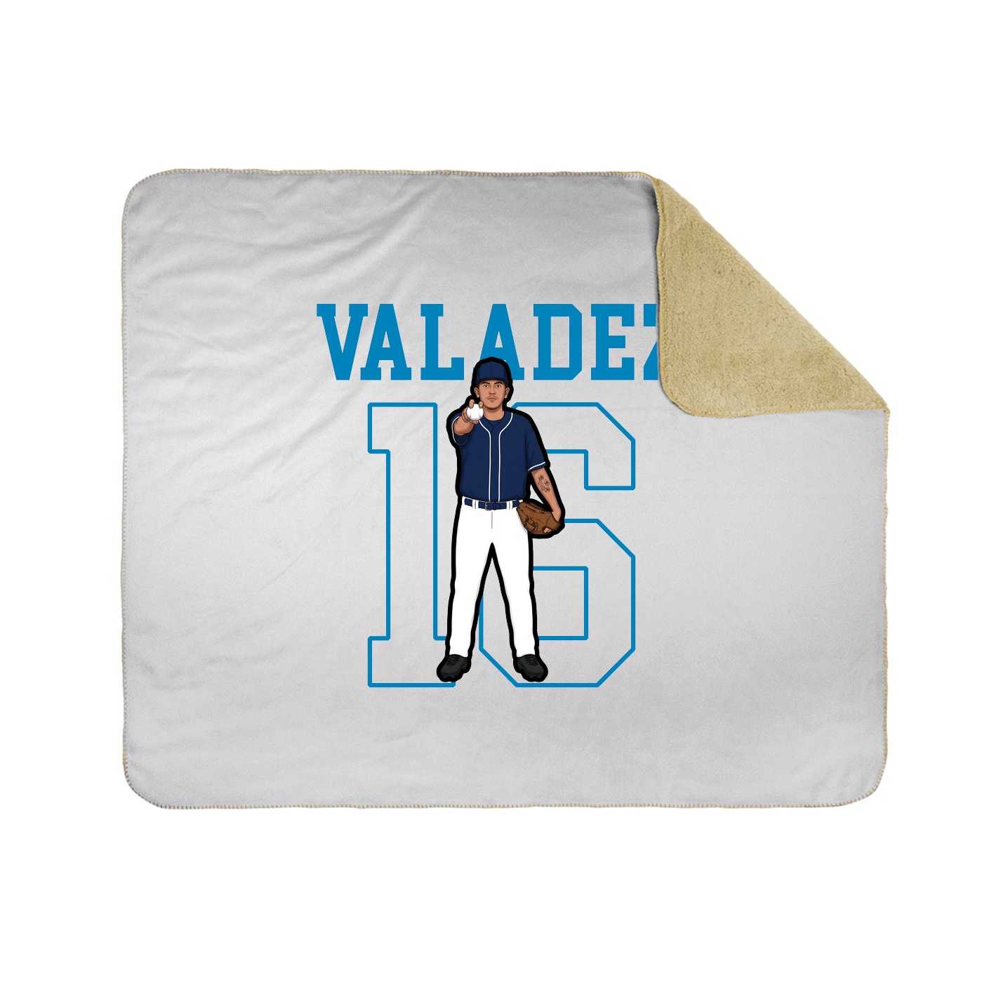 50x60 Sherpa Lined Throw Blanket