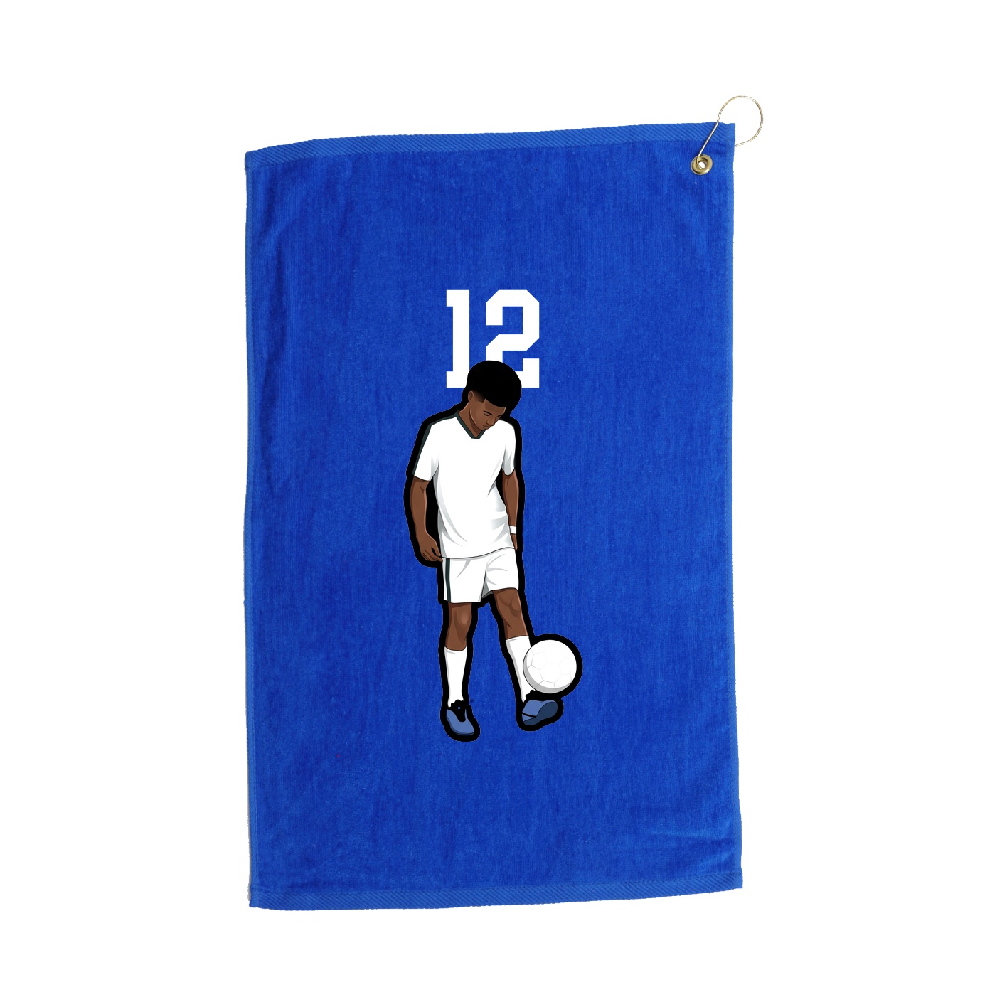 Golf Towel — Number Top in Royal