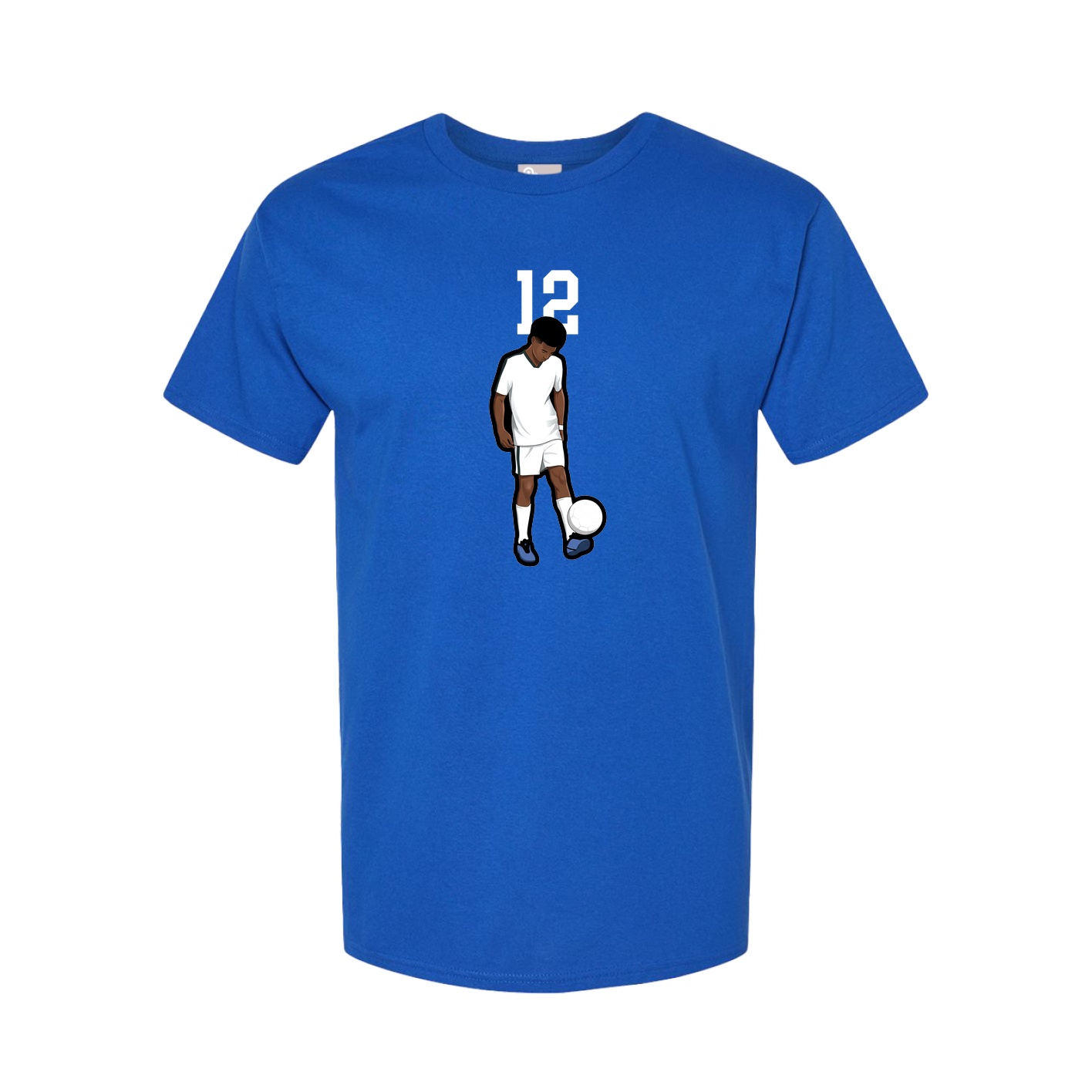 Youth Tee — Number Top in Royal