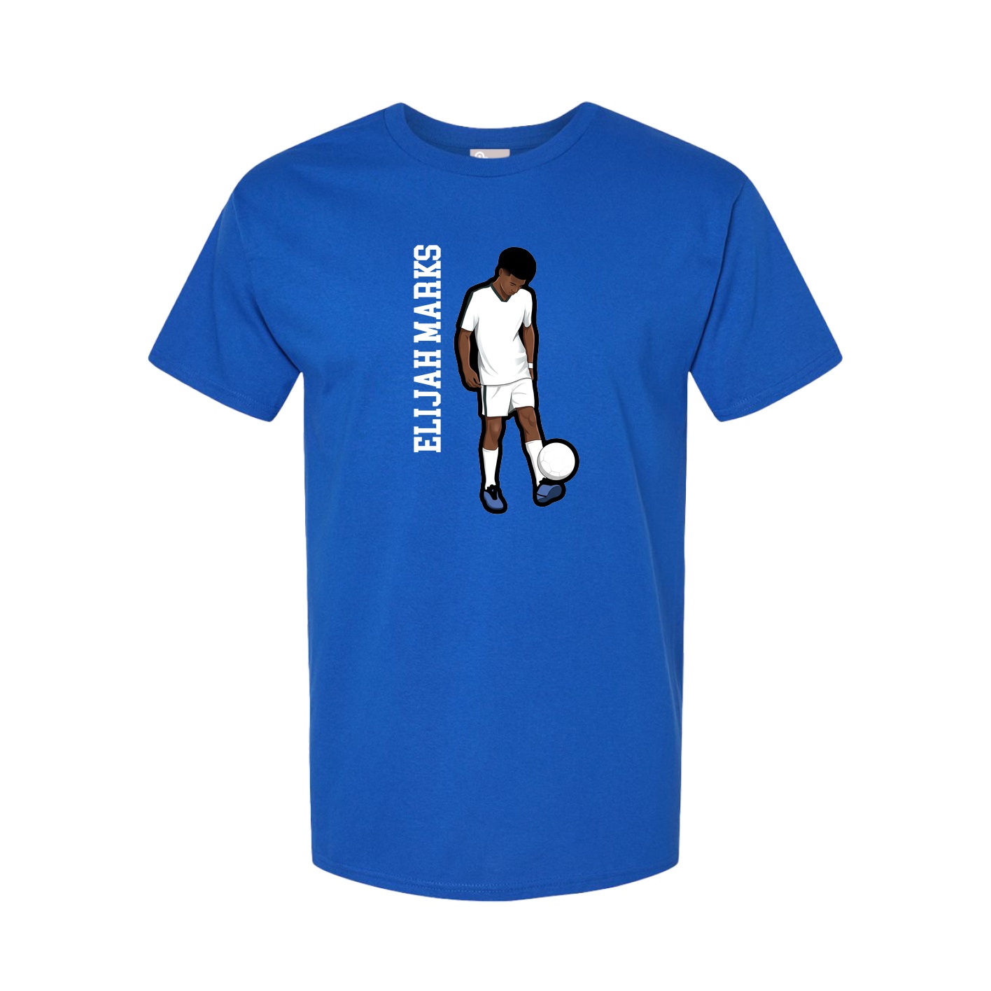 Tee — Name Vertical in Royal