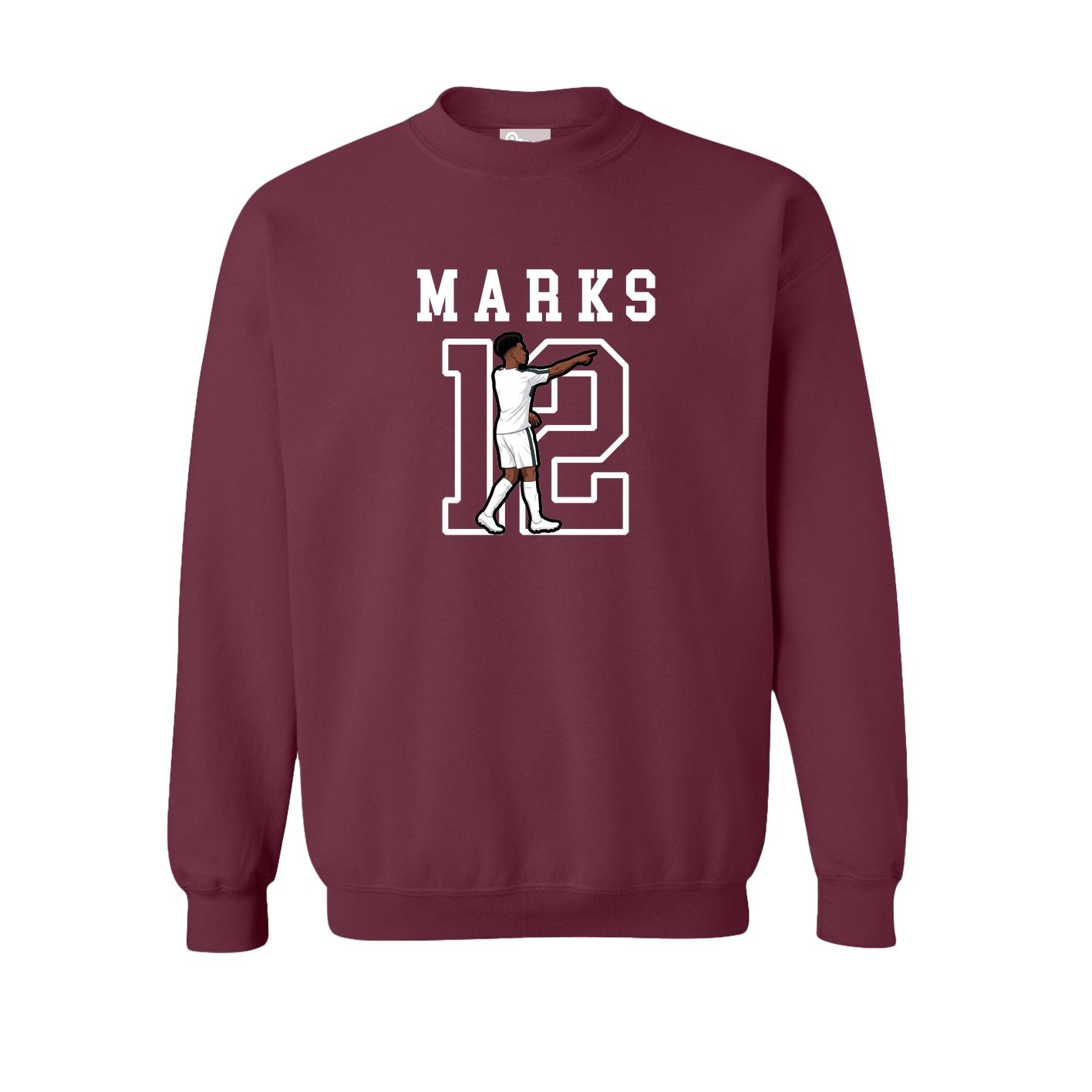 Fleece Crew — Shirsey in Maroon