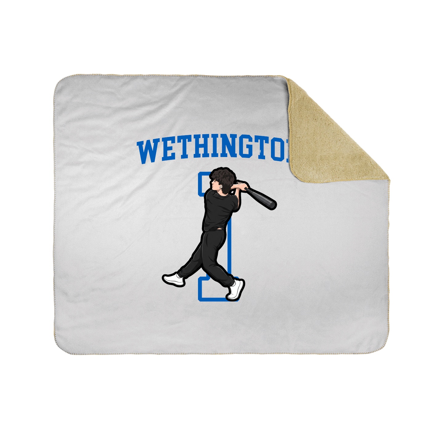 Throw Blanket — Shirsey in White