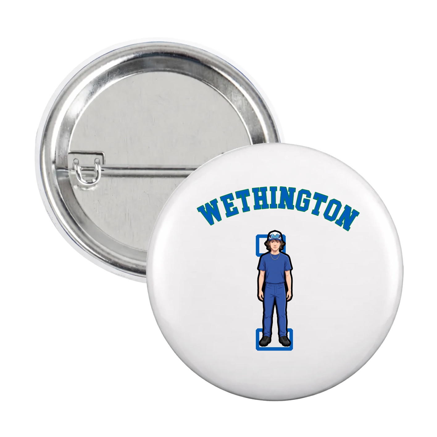 Game Day Button — Shirsey Arch in White