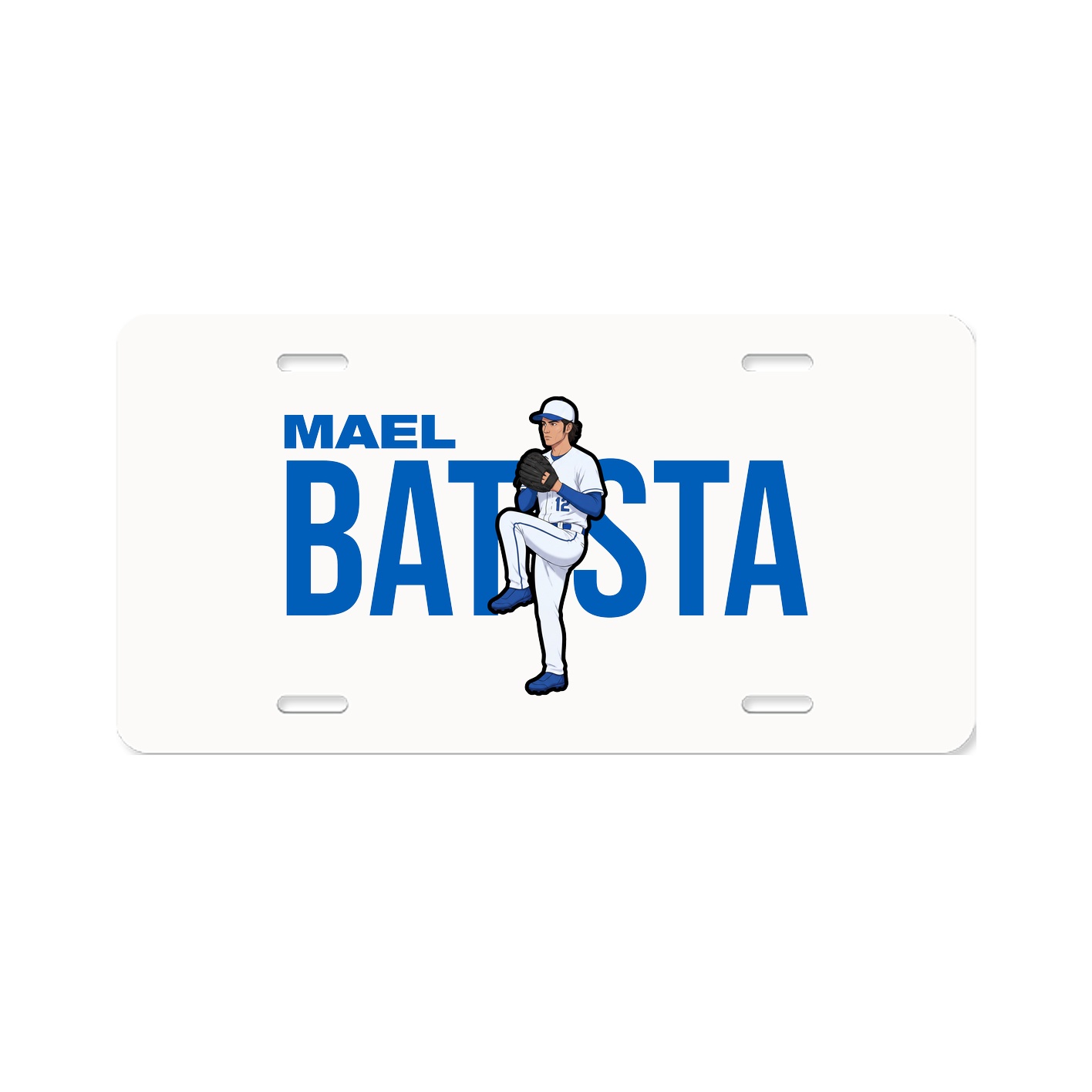 License Plate — Player Name in Classic