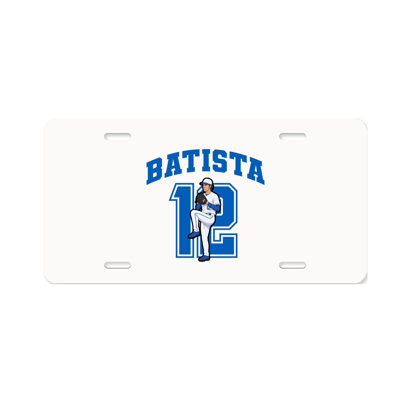 License Plate — Number in Classic