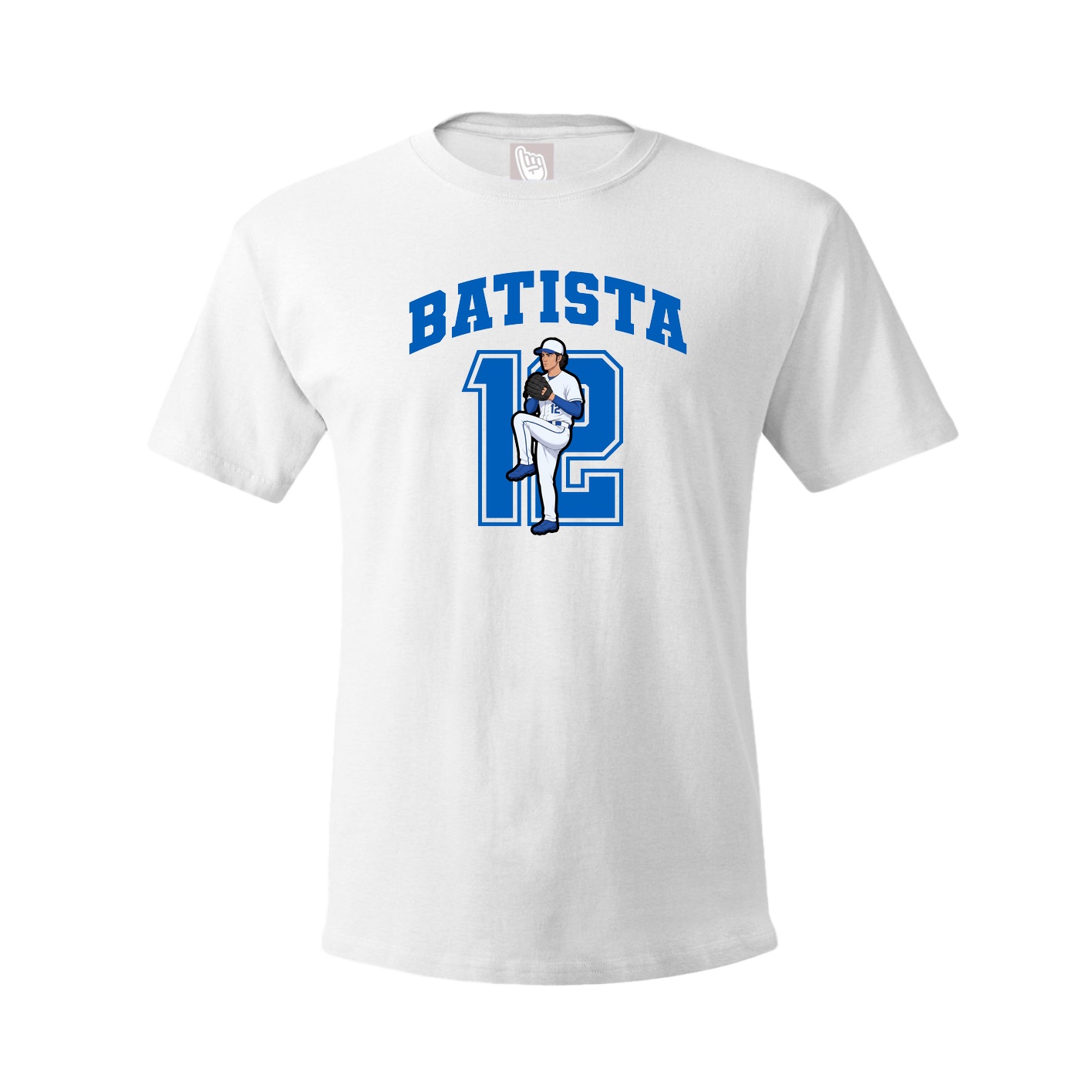 Youth Tee — Number in White