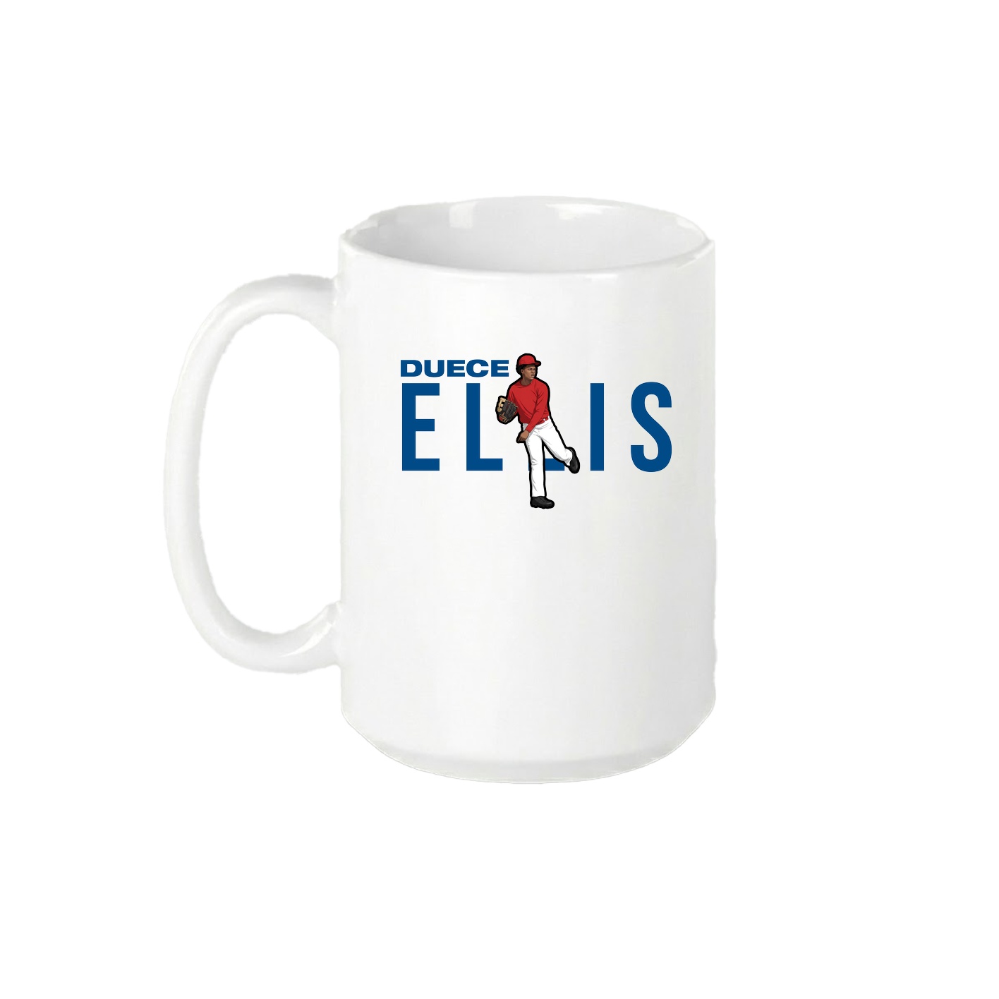 15oz Coffee Mug — Player Name in White