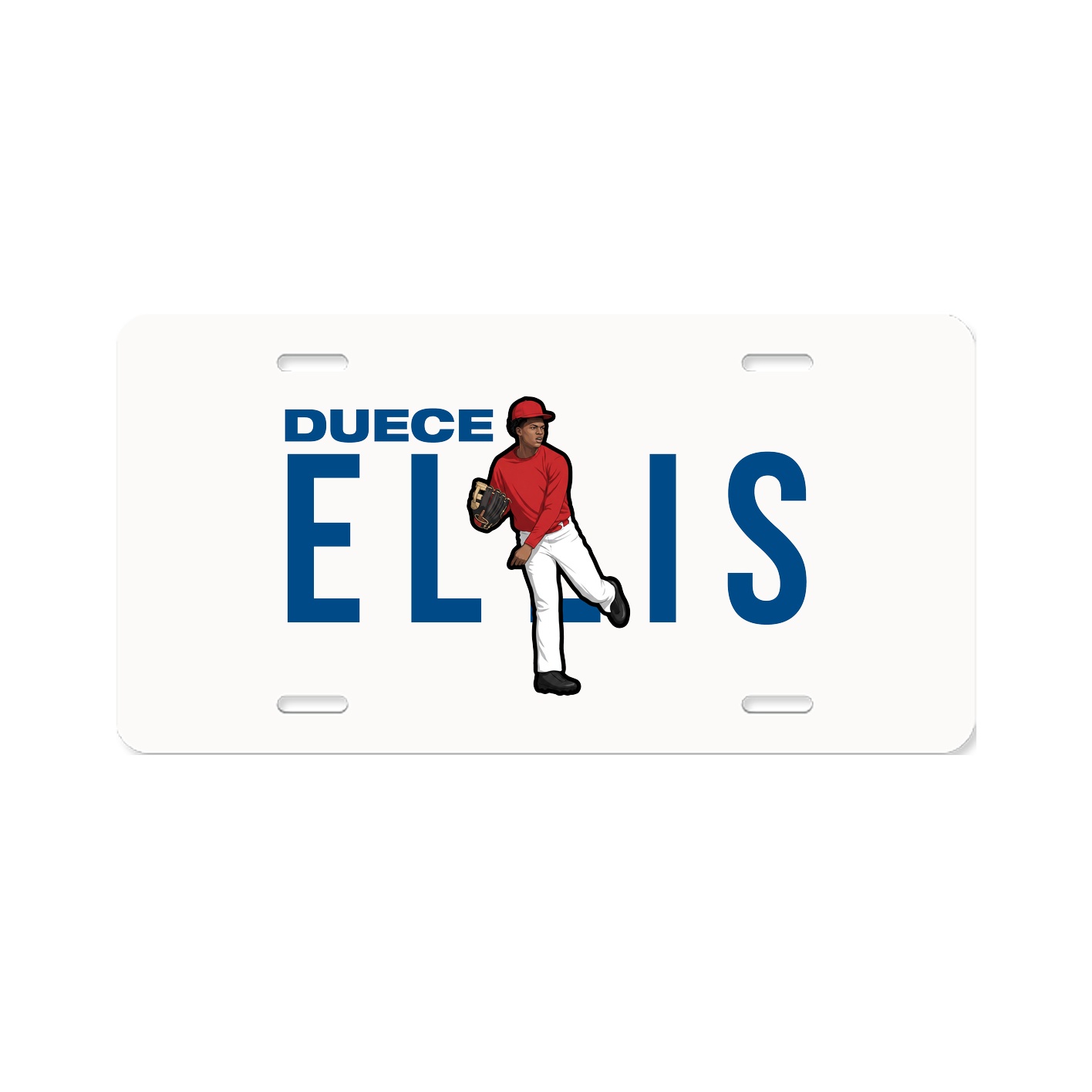 License Plate — Player Name in Classic