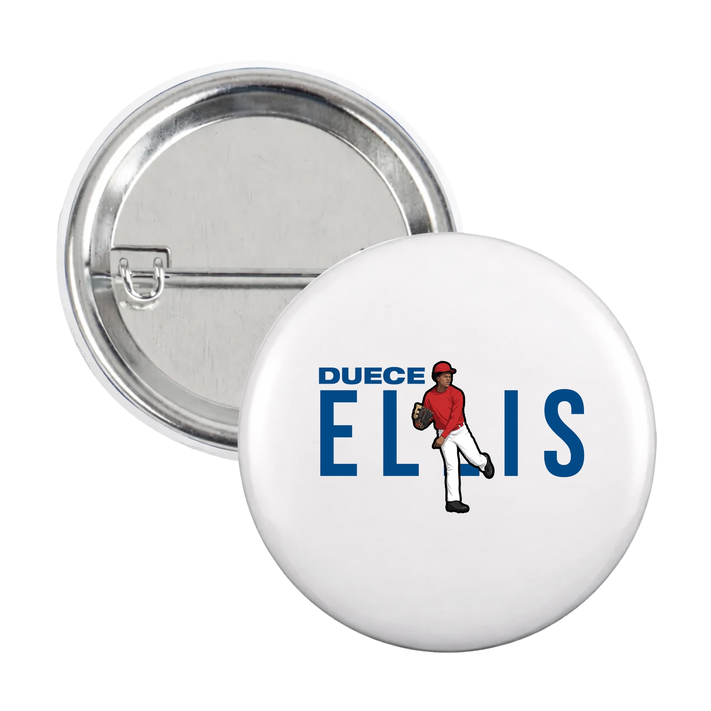 Game Day Button — Player Name in White
