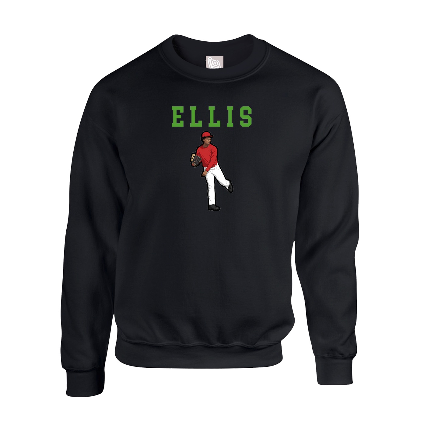 Fleece Crew — Shirsey in Black