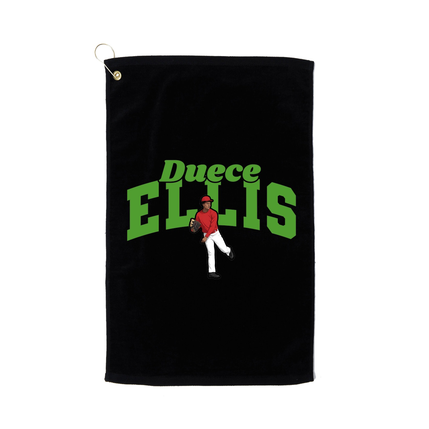 Golf Towel — Signature Arch in Black