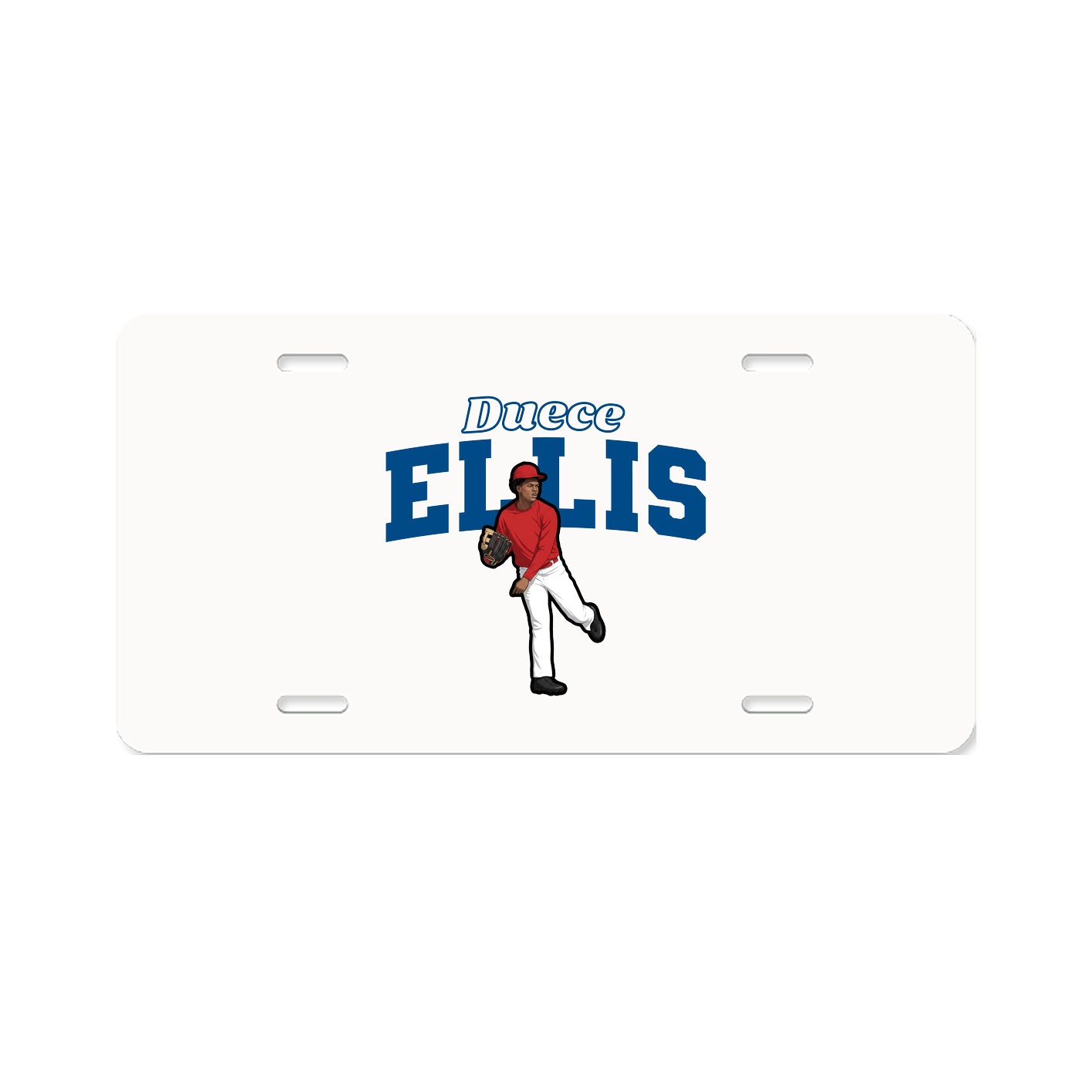 License Plate — Name Arch in Classic