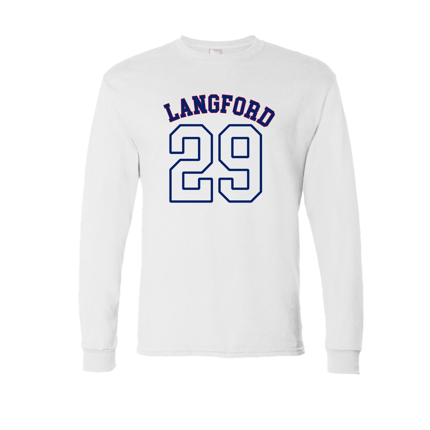 Long Sleeve Tee — Shirsey Arch in White