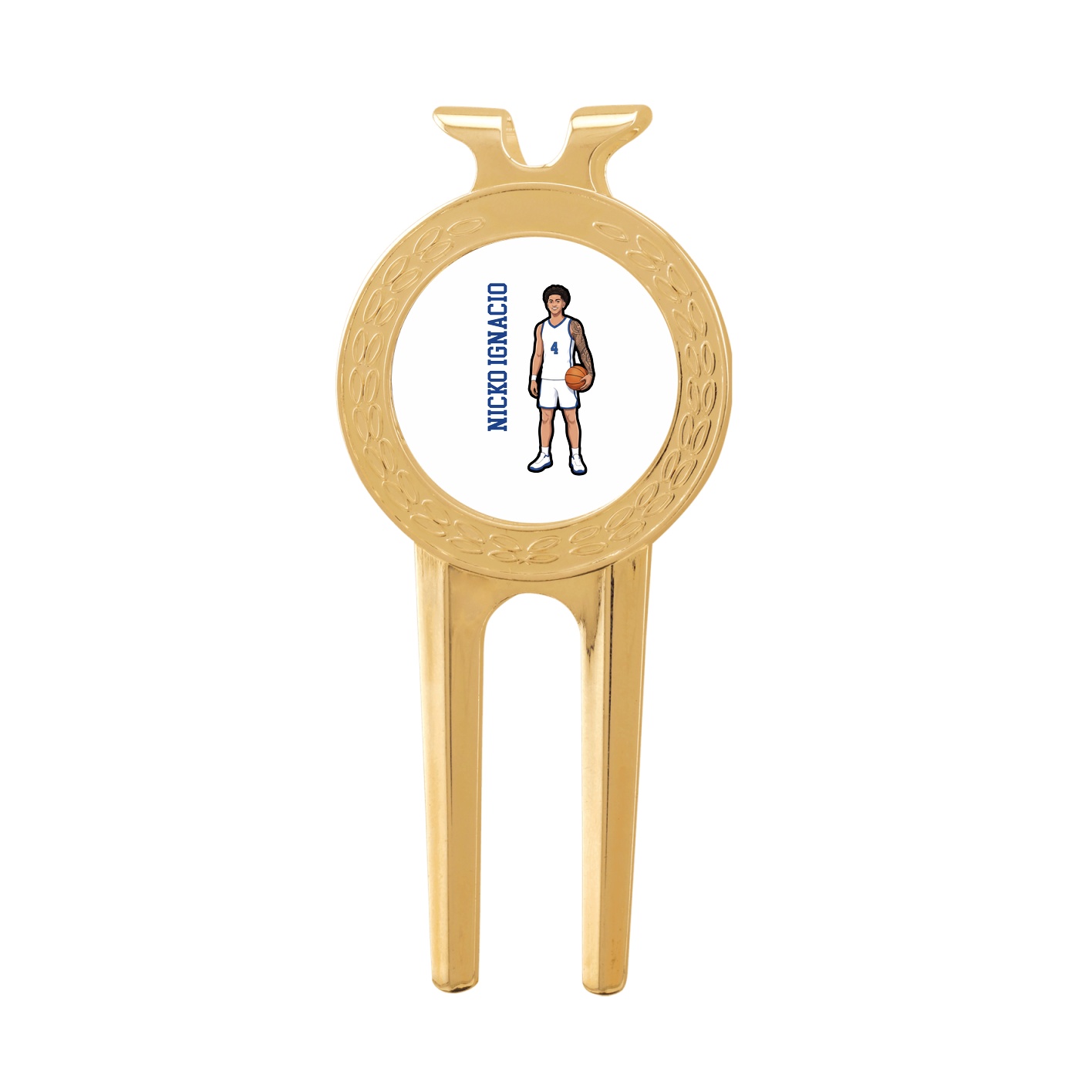 Divot Tool with Ball Marker — Name Vertical in Classic