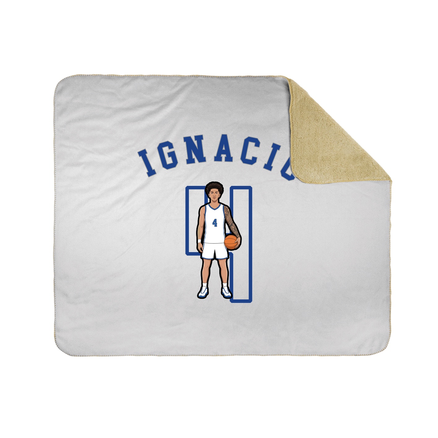 Throw Blanket — Shirsey Arch in White