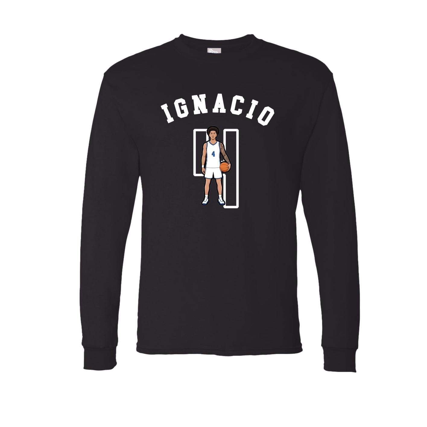 Long Sleeve Tee — Shirsey Arch in Black