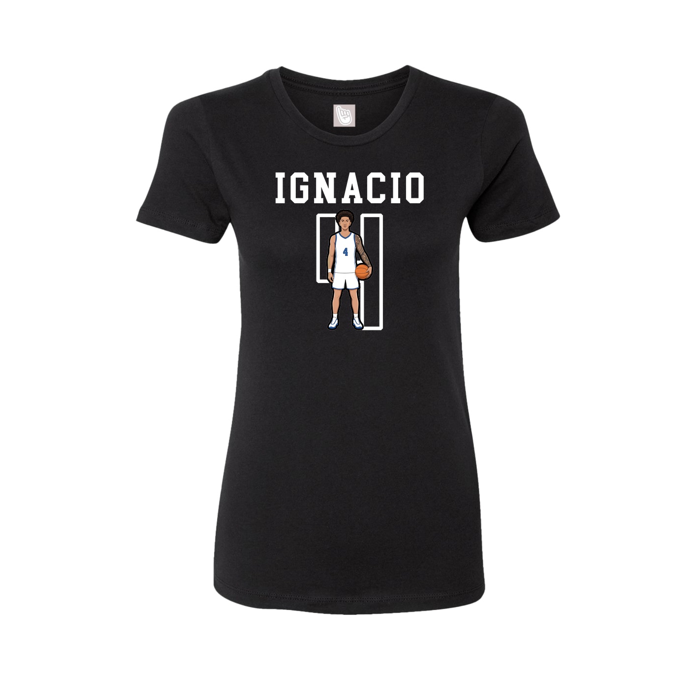 Fitted Women's Tee — Shirsey in Black