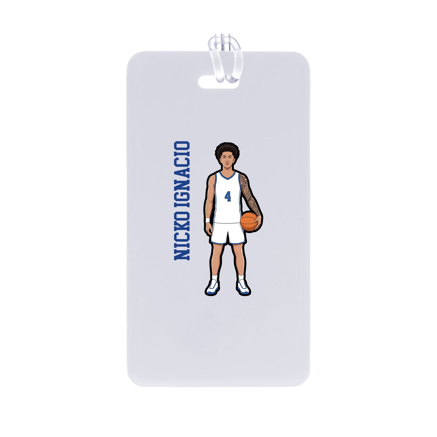 Bag Tag — Name Vertical in Classic